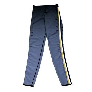 Ultracor Slash Leggings Womens Large‎ Black Gradient Teal Collegiate Activewear